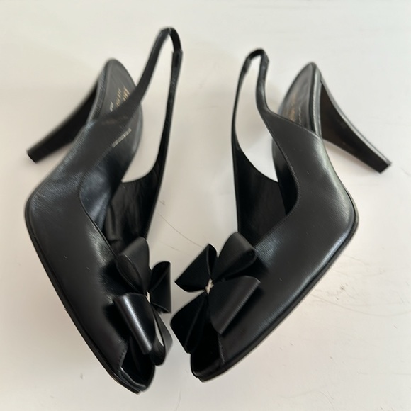 Kate Spade black slingback pumps, gorgeous 8.5 B - Picture 8 of 13